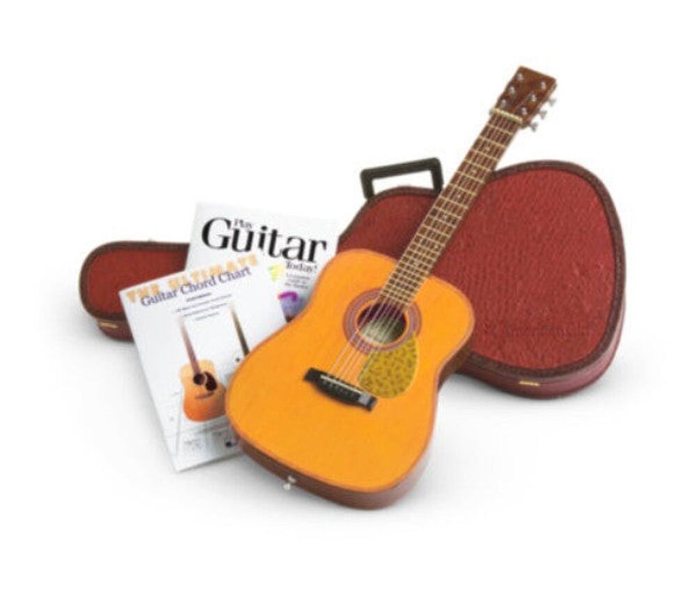 American Girl Rosewood-colored Acoustic Guitar for Dolls MYAG